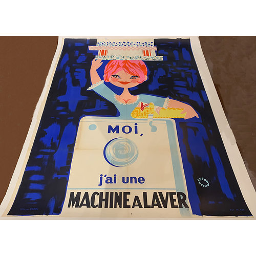 Lefort, Marie-Claire & Oppeneau, Marie-Francine MOI J'AI UNE MACHINE A LAVER POSTER