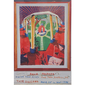 Hockney, David HOCKNEY TATE GALLERY 1986 POSTER