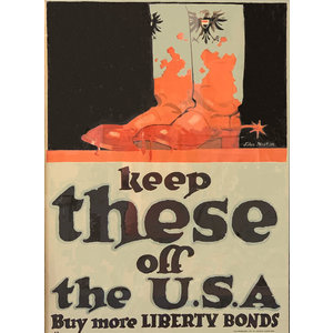 KEEP THESE OFF THE USA WWI LIBERTY BONDS POSTER