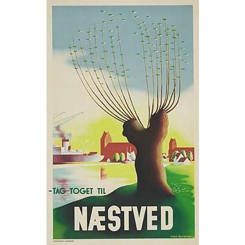 RASMUSSEN NAESTVED DANISH  POSTER