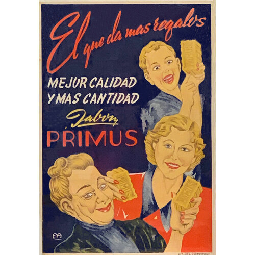 PRIMUS SPANISH SOAP POSTER PRIMUS SPANISH SOAP POSTER