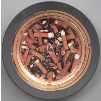 DAMIEN HIRST SIGNED HOME SWEET HOME PLATE