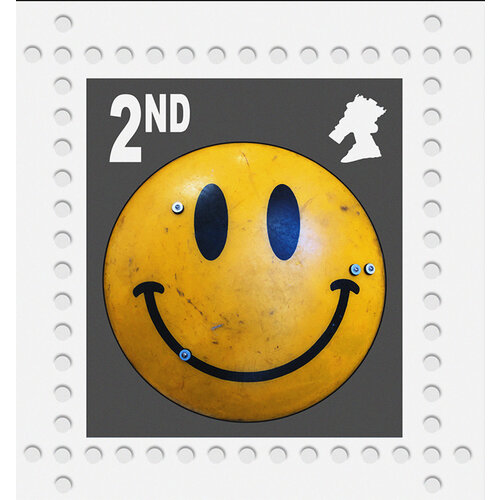 JAMES CAUTY SMILEY FACE STAMP COMMEMORATING PETERLOO MASSACRE JAMES CAUTY SMILEY FACE STAMP COMMEMORATING PETERLOO MASSACRE