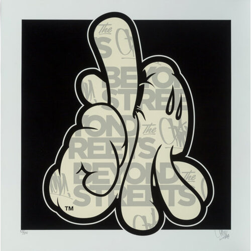 OG Slick OG SLICK SIGNED BEYOND LA SCREEN PRINT OG Slick OG SLICK SIGNED BEYOND LA SCREEN PRINT