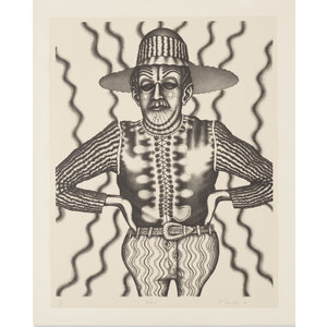 ED PASCHKE SIGNED HERBERT SCREEN PRINT