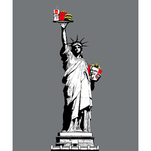 TRUST.iCON SIGNED STATUE OF OBESITY PRINT