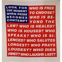 BARBARA KRUGER FREE TO CHOOSE BANDANA
