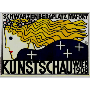 KUNSTSCHAU WIEN 1986 POSTER