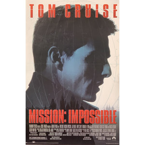 TOM CRUISE MISSION IMPOSSIBLE MOVIE POSTER
