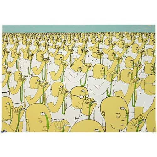 Blu WORLD WIDE TRAP SIGNED BLU PRINT Blu WORLD WIDE TRAP SIGNED BLU PRINT