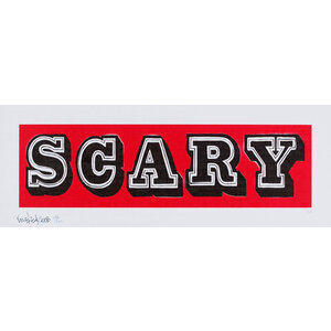 EINE, BEN BEN EINE SIGNED SCARY PRINT