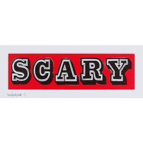 EINE, BEN BEN EINE SIGNED SCARY PRINT EINE, BEN BEN EINE SIGNED SCARY PRINT