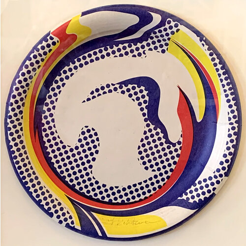 Lichtenstein, Roy LICHTENSTEIN SIGNED PAPER PLATE Lichtenstein, Roy LICHTENSTEIN SIGNED PAPER PLATE