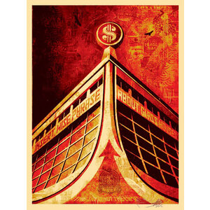 Fairey, Shepard SHEPARD FAIREY THE SKY IS NOT THE LIMIT SIGNED PRINT