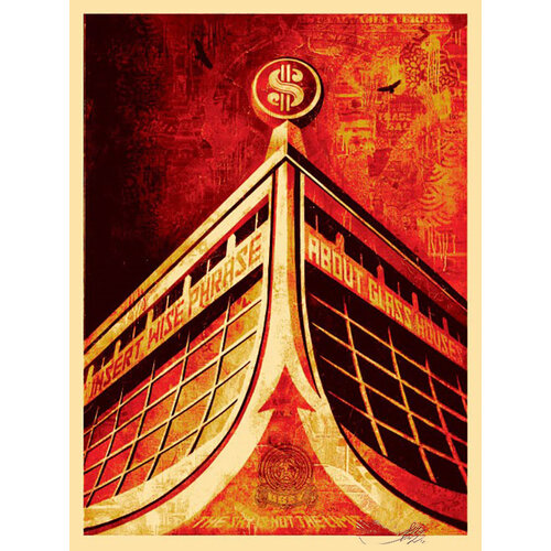 Fairey, Shepard SHEPARD FAIREY THE SKY IS NOT THE LIMIT SIGNED PRINT Fairey, Shepard SHEPARD FAIREY THE SKY IS NOT THE LIMIT SIGNED PRINT