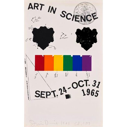 Dine, Jim ART IN SCIENCE SIGNED JIM DINE PRINT Dine, Jim ART IN SCIENCE SIGNED JIM DINE PRINT