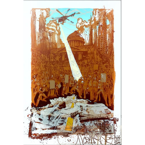 Mear One (Ockerman, Kalen) MEAR ONE SIGNED GLOBAL UPRISING PRINT Mear One (Ockerman, Kalen) MEAR ONE SIGNED GLOBAL UPRISING PRINT