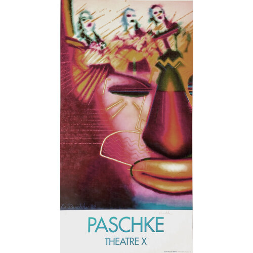 Paschke, Ed ED PASCHKE SIGNED THEATRE X POSTER Paschke, Ed ED PASCHKE SIGNED THEATRE X POSTER