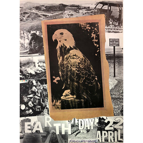 Rauschenberg, Robert EARTH DAY SIGNED RAUSCHENBERG POSTER Rauschenberg, Robert EARTH DAY SIGNED RAUSCHENBERG POSTER