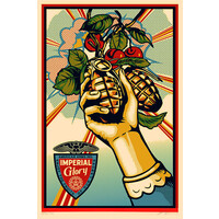 SHEPARD FAIREY IMPERIAL GLORY SIGNED PRINT
