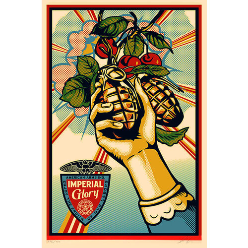 Fairey, Shepard SHEPARD FAIREY IMPERIAL GLORY SIGNED PRINT Fairey, Shepard SHEPARD FAIREY IMPERIAL GLORY SIGNED PRINT