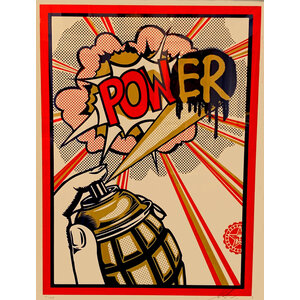 Fairey, Shepard SHEPARD FAIREY POWER SIGNED PRINT