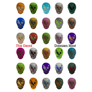 DAMIEN HIRST THE DEAD SIGNED PRINT DAMIEN HIRST THE DEAD SIGNED PRINT