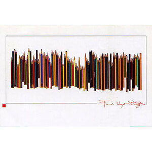 FRANK LLOYD WRIGHT COLORED PENCILS PRINT