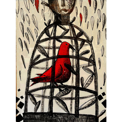 CAGE FOR CUCKOO PRINT