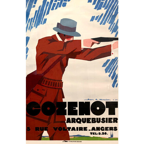 COZENOT ARQUEBUSIER POSTER