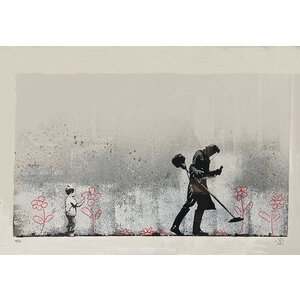 L.E.T. (LES ENFANTS TERRIBLES) SIGNED CRAYON REBEL PRINT L.E.T. (LES ENFANTS TERRIBLES) SIGNED CRAYON REBEL PRINT