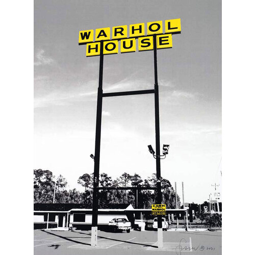 Hargadon, Geoff WARHOL HOUSE CASH FOR YOUR WARHOL HARGADON SIGNED PRINT ECLIPSE EDITION FRAMED Hargadon, Geoff WARHOL HOUSE CASH FOR YOUR WARHOL HARGADON SIGNED PRINT ECLIPSE EDITION FRAMED