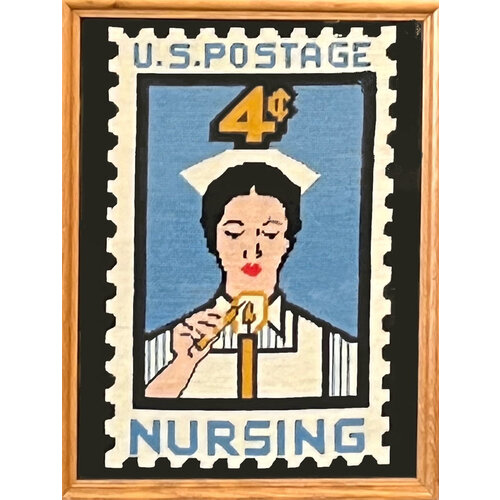 NEEDLEPOINT OF US NURSING STAMP