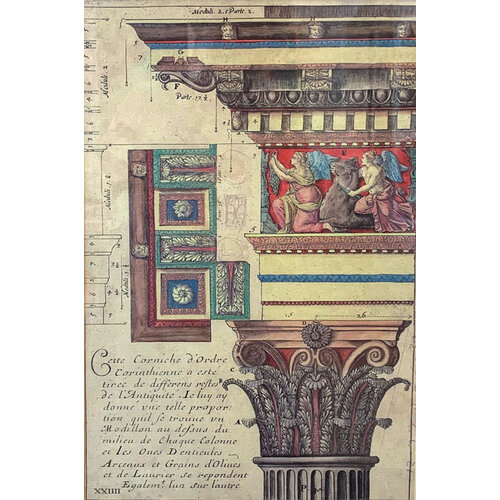 ANTIQUE ARCHITECTURAL PRINT SERIES - PLATE XXIIII