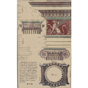 ANTIQUE ARCHITECTURAL PRINT SERIES - PLATE XVII