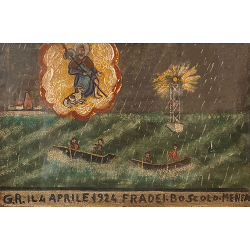 SAINT APPEARING ON STORMY NIGHT