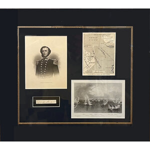 CIVIL WAR BATTLE OF PORT ROYAL AND COM. S.F. DUPONT