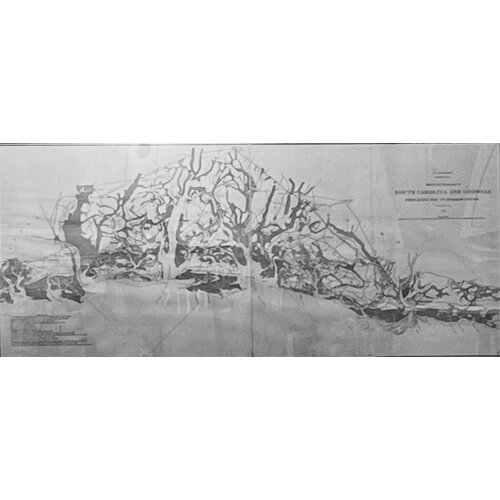 SKETCH OF SEA COAST OF SOUTH CAROLINA AND GEORGIA 1863