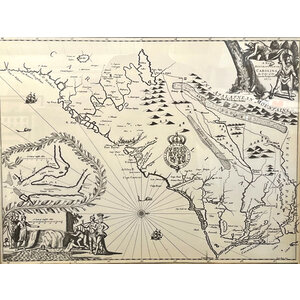 A NEW DESCRIPTION OF CAROLINA 1672 MAP A NEW DESCRIPTION OF CAROLINA 1672 MAP