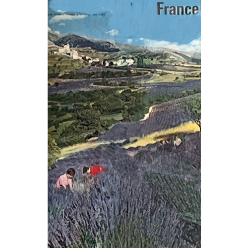 FRANCE LAVENDER FIELDS HAUTE PROVENCE TRAVEL  POSTER