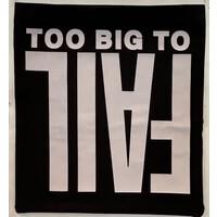 BARBARA KRUGER CANVAS TOO BIG TO FAIL