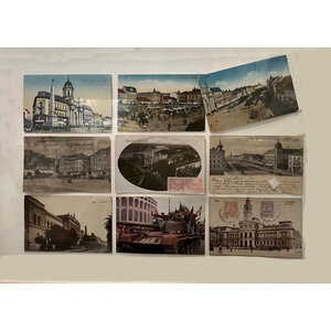 COLLECTION OF 9 VINTAGE POSTCARDS FROM ARAD, ROMANIA
