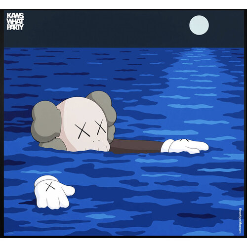 KAWS WHAT PARTY TIDE BROOKLYN MUSEUM POSTER