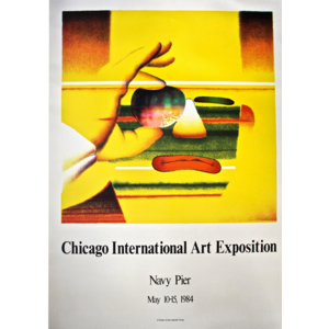 CHICAGO ART EXPO 1984 ED PASCHKE POSTER