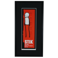 STIK SIGNED AVENUE OF THE IMMIGRANTS SILKSCREEN PRINT