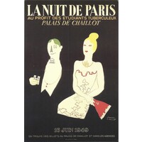 PAUL COLIN LA NUIT DE PARIS POSTER