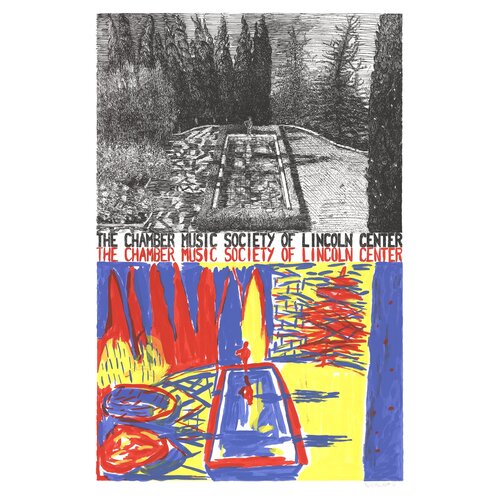 JENNIFER BARTLETT SIGNED PRINT LINCOLN CENTER CHAMBER MUSIC JENNIFER BARTLETT SIGNED PRINT LINCOLN CENTER CHAMBER MUSIC