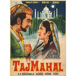 TAJ MAHAL INDIAN MOVIE POSTER TAJ MAHAL INDIAN MOVIE POSTER