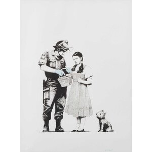 BANKSY / THE WEST COUNTRY PRINCE STOP AND SEARCH (DOROTHY AND TOTO) BANKSY / THE WEST COUNTRY PRINCE STOP AND SEARCH (DOROTHY AND TOTO)