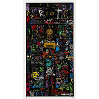 PREFAB 77 SIGNED RIOT TIDE OF SHIT PRINT